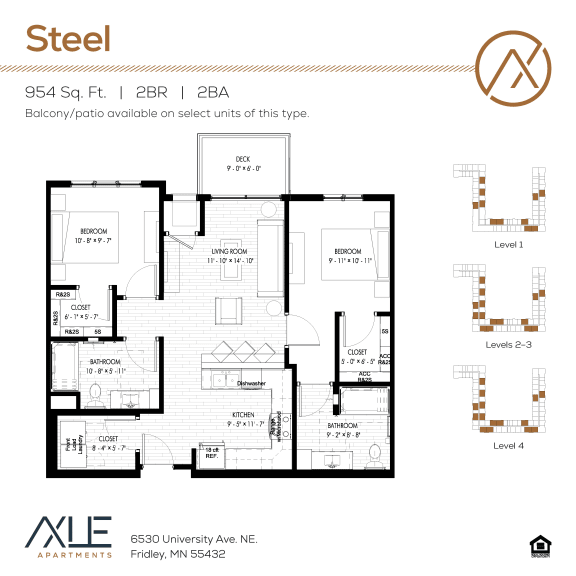 Axle Apartments Floor Plans